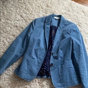Boden Blue Corduroy Blazer US 10R